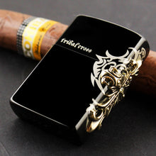 Load image into Gallery viewer, Tribal Cross Gasoline Lighter