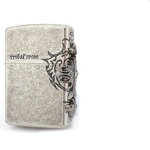 Load image into Gallery viewer, Tribal Cross Gasoline Lighter