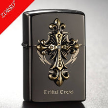 Load image into Gallery viewer, Tribal Cross Gasoline Lighter