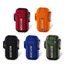Load image into Gallery viewer, Waterproof Double Arc USB Lighter