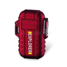 Load image into Gallery viewer, Waterproof Double Arc USB Lighter