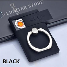 Load image into Gallery viewer, Portable Ring Mobile Bracket USB Lighter